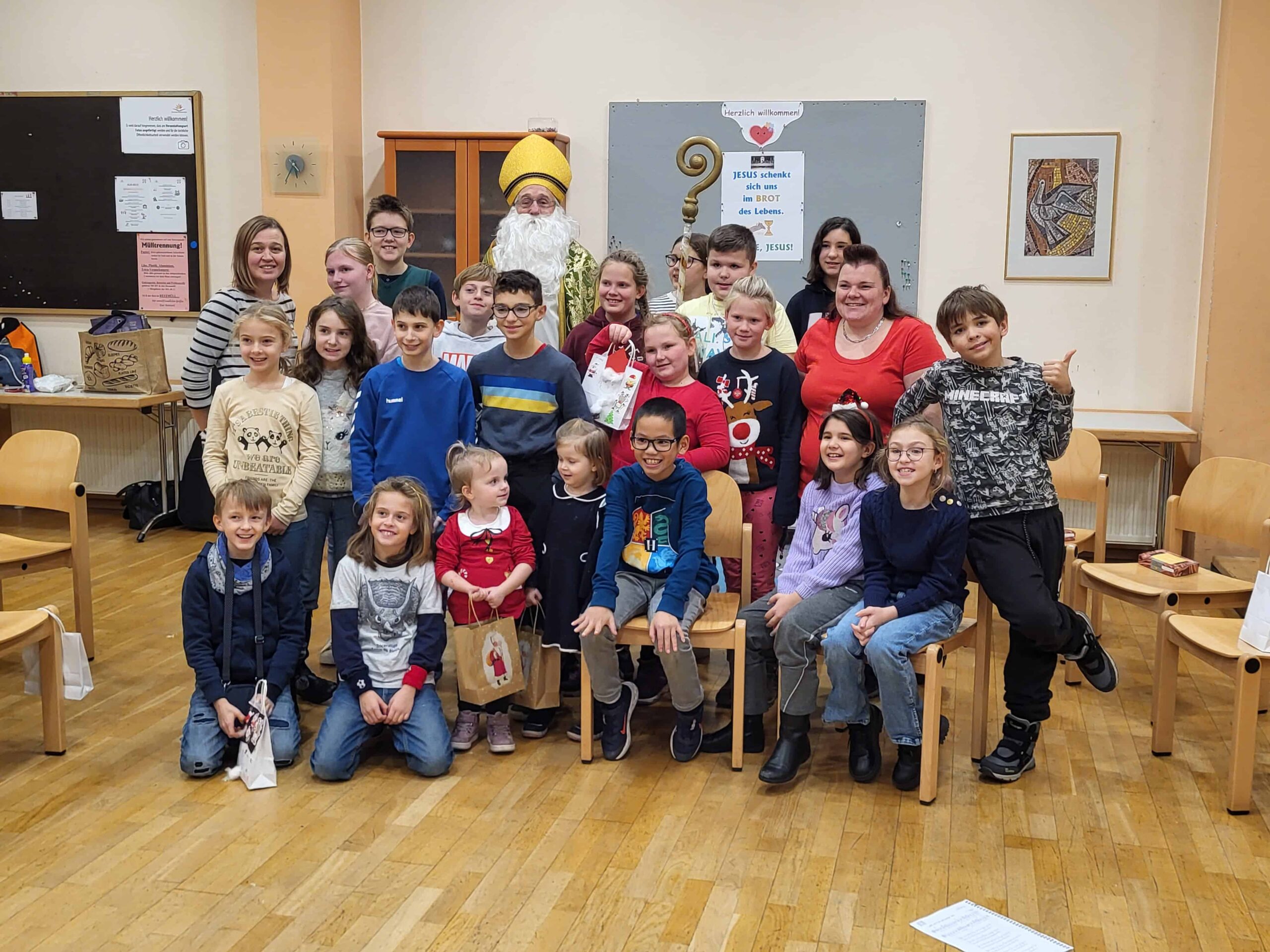 Gruppenfoto Mit Nikolaus