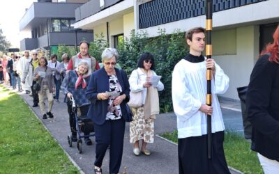 Fronleichnam in der heiligen Familie