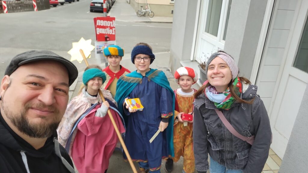 Gruppenselfie Bernhard Lena