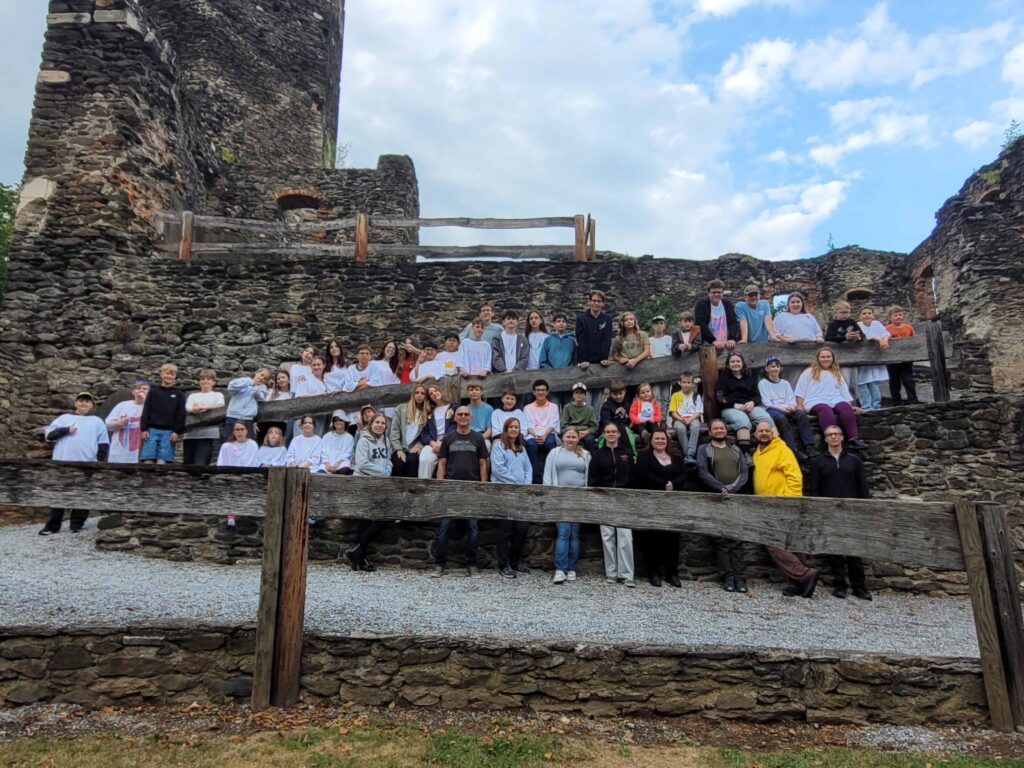 Gruppe Auf Ruine